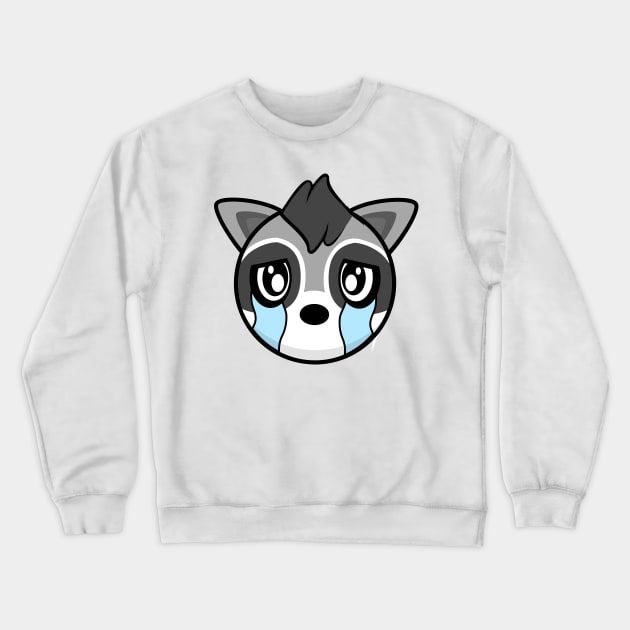 The Crying Trash Panda Crewneck Sweatshirt by MOULE